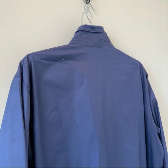 Peter Millar Hartford Jacket Mens Large Blue Full Zip Windbreaker Coat Layering - Picture 15 of 16